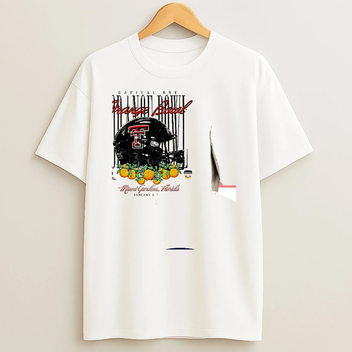 2026 Capital One Orange Bowl Texas Tech Red Raiders Vs Oregon Ducks Matchup T Shirt