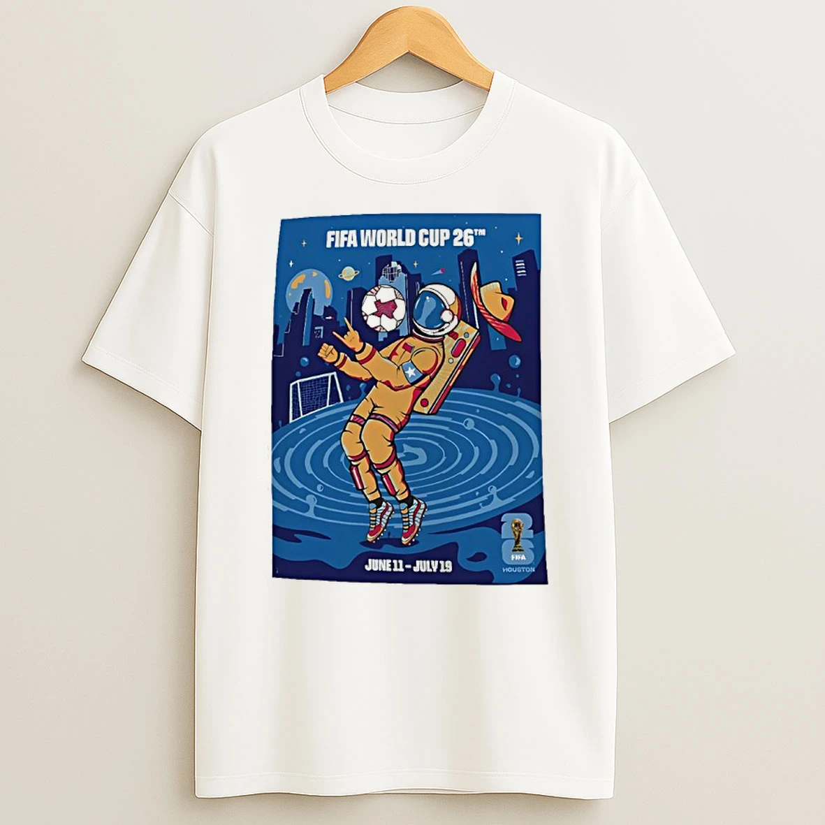 2026 Fifa World Cup Outerstuff White Houston Host City T Shirt
