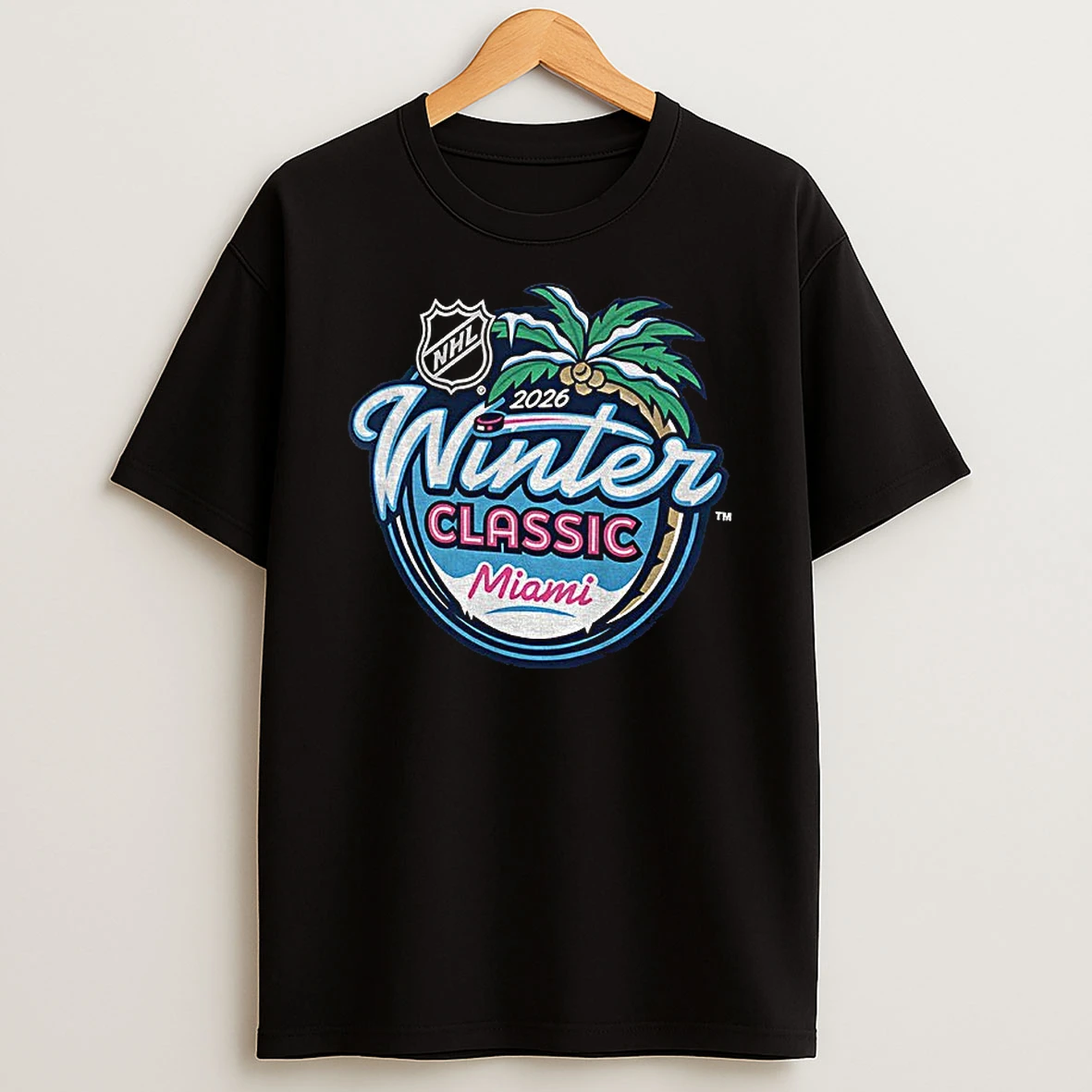 2026 Nhl Winter Classic Miami Logo T Shirt