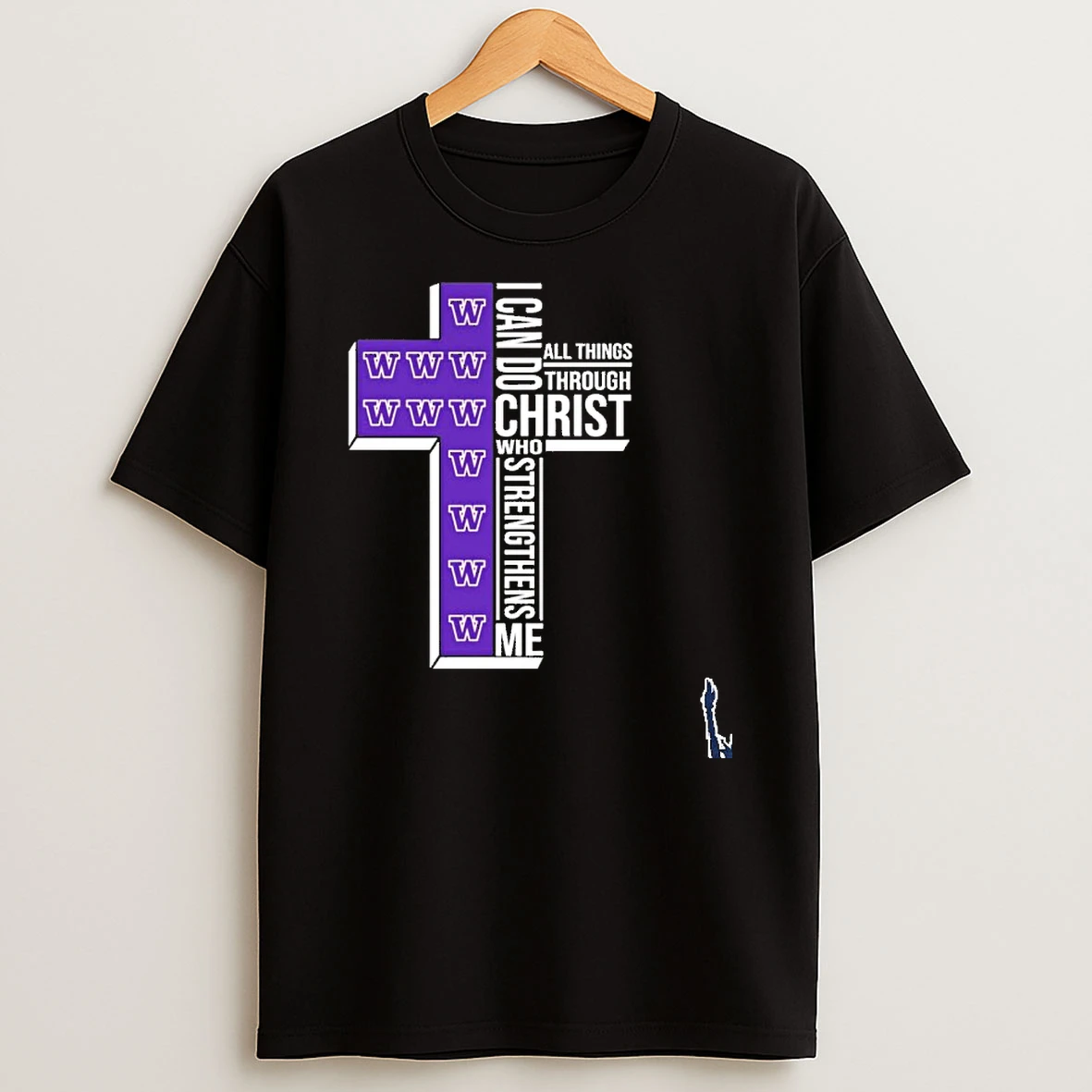 2026 Washington Huskies I Can Do All Things Through Christ Who Strengthens Me T Shirt