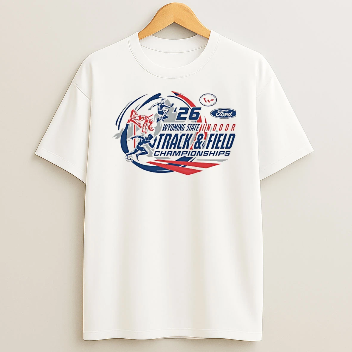 2026 Wyoming State Ford Indoor Track Field Championships T Shirt