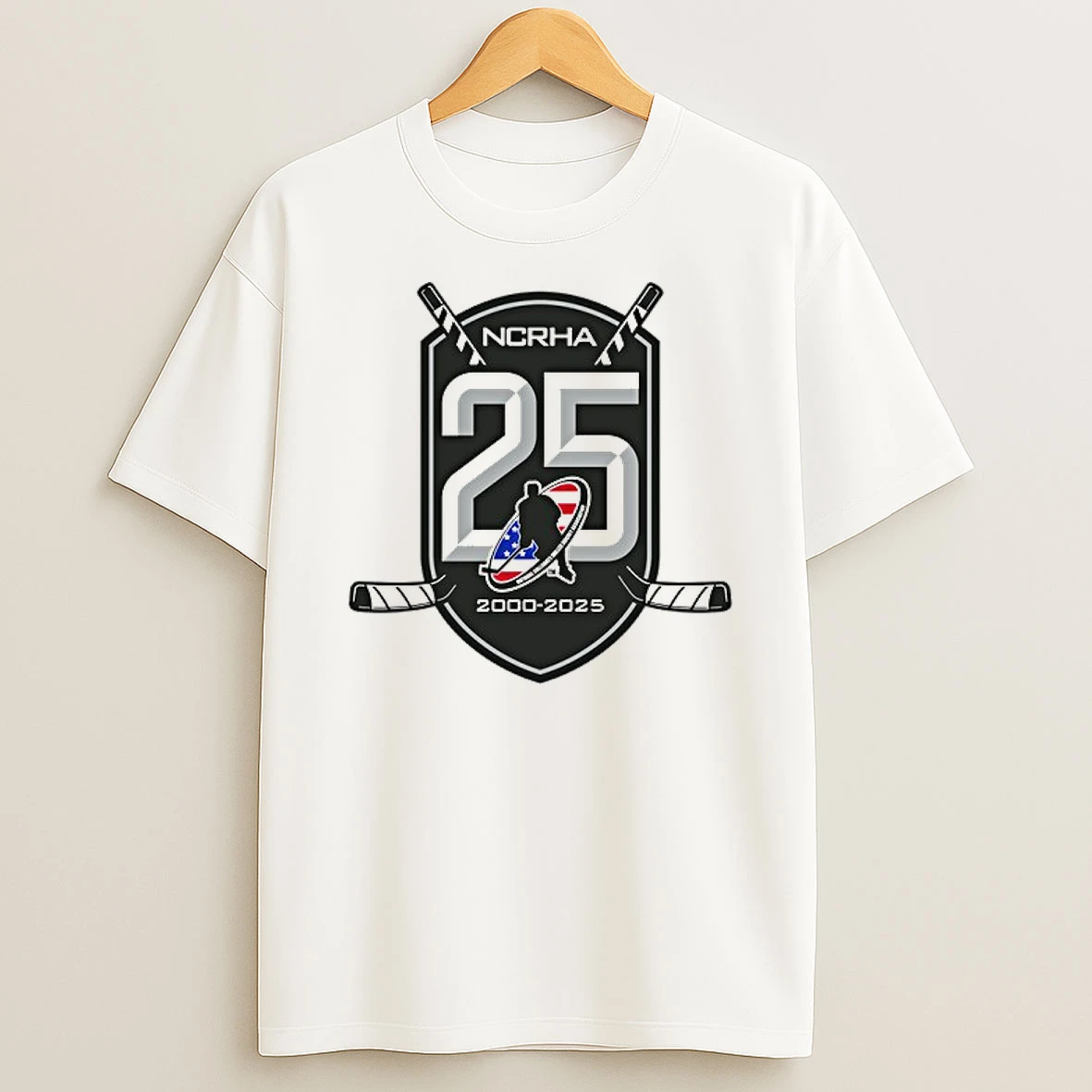 25th Anniversary 2000 2025 Ncrha National Collegiate Roller Hockey Championships T Shirt