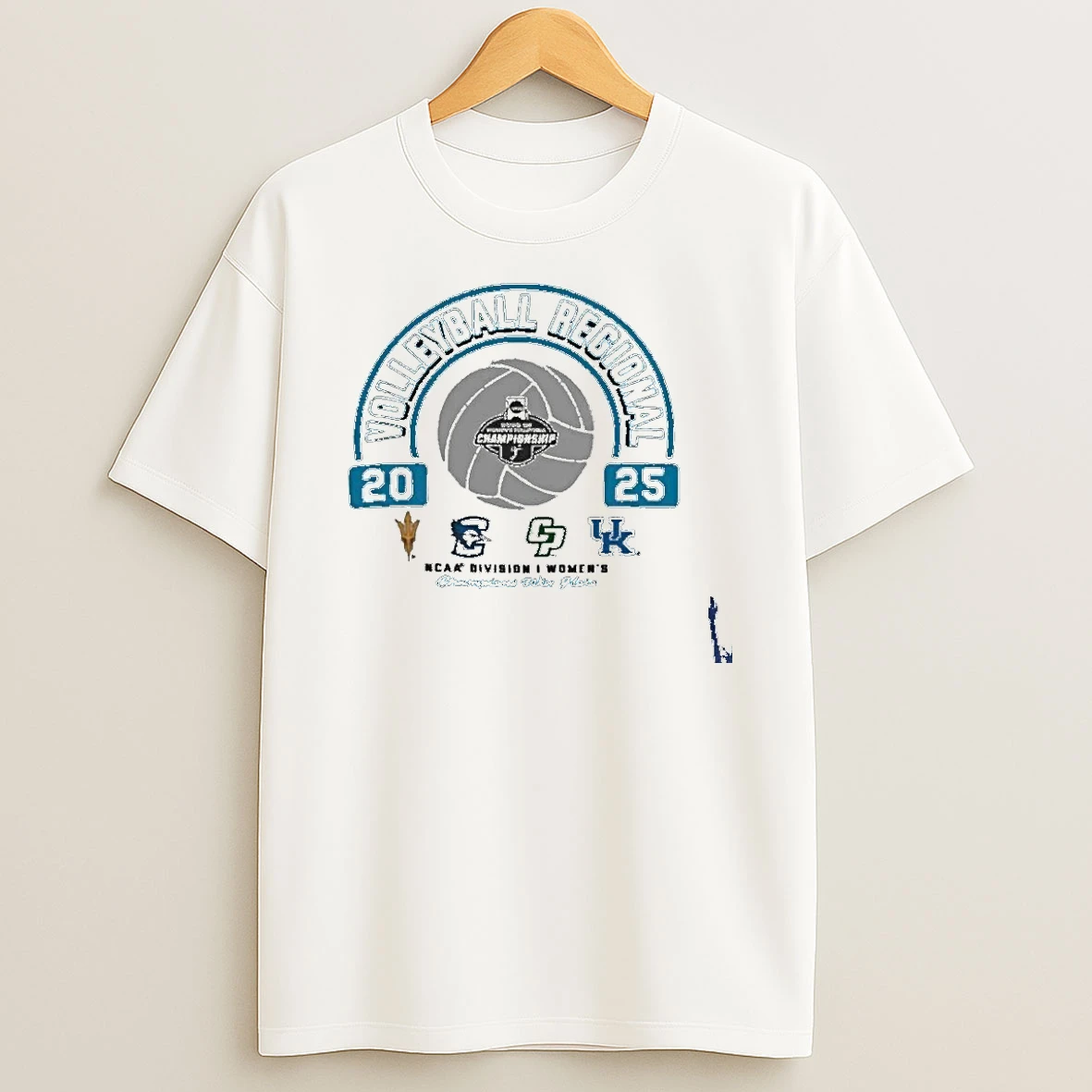4 Teams 2025 Ncaa Division I Volleyball Kentucky Regional T Shirt
