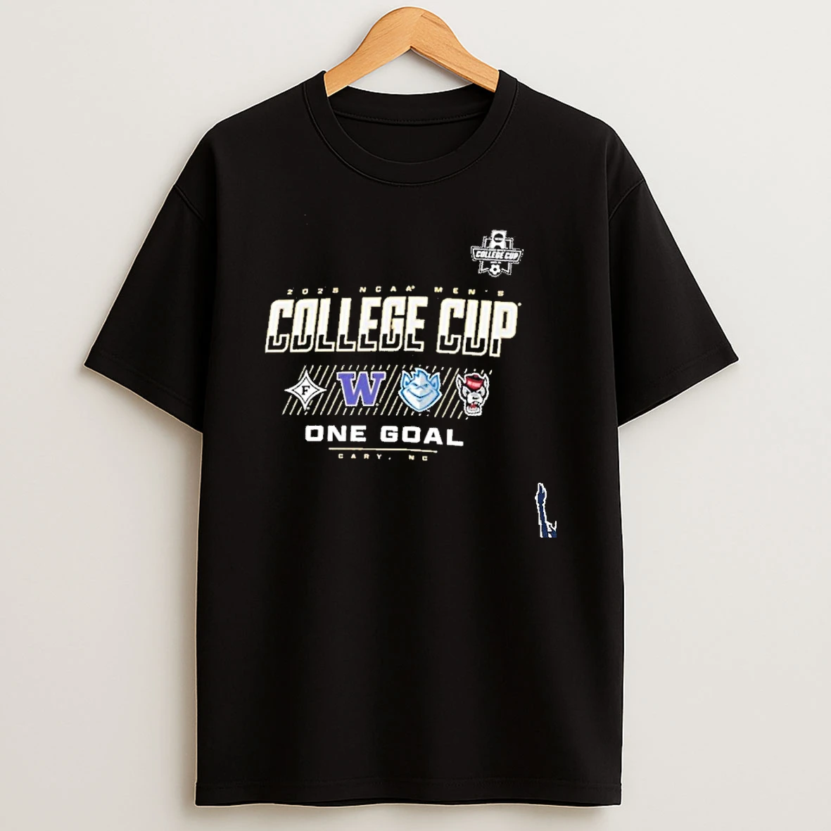 4 Teams 2025 Ncaa Mens College Cup One Goal T Shirt