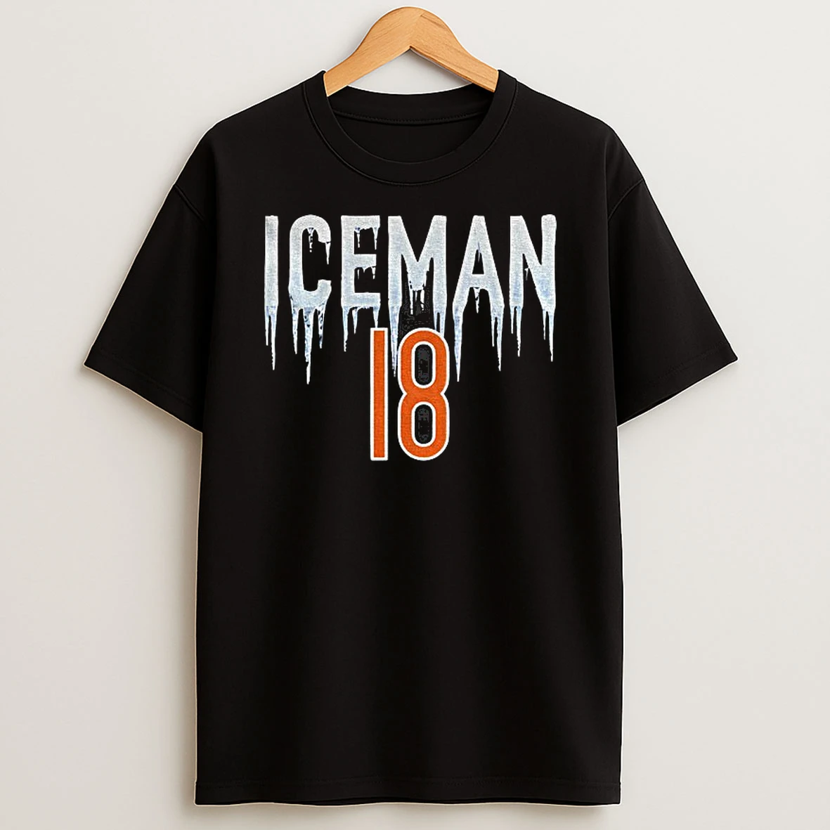 5y8okznb Iceman Caleb Williams 18 Chicago Bears Nfl Football 2025 T Shirt