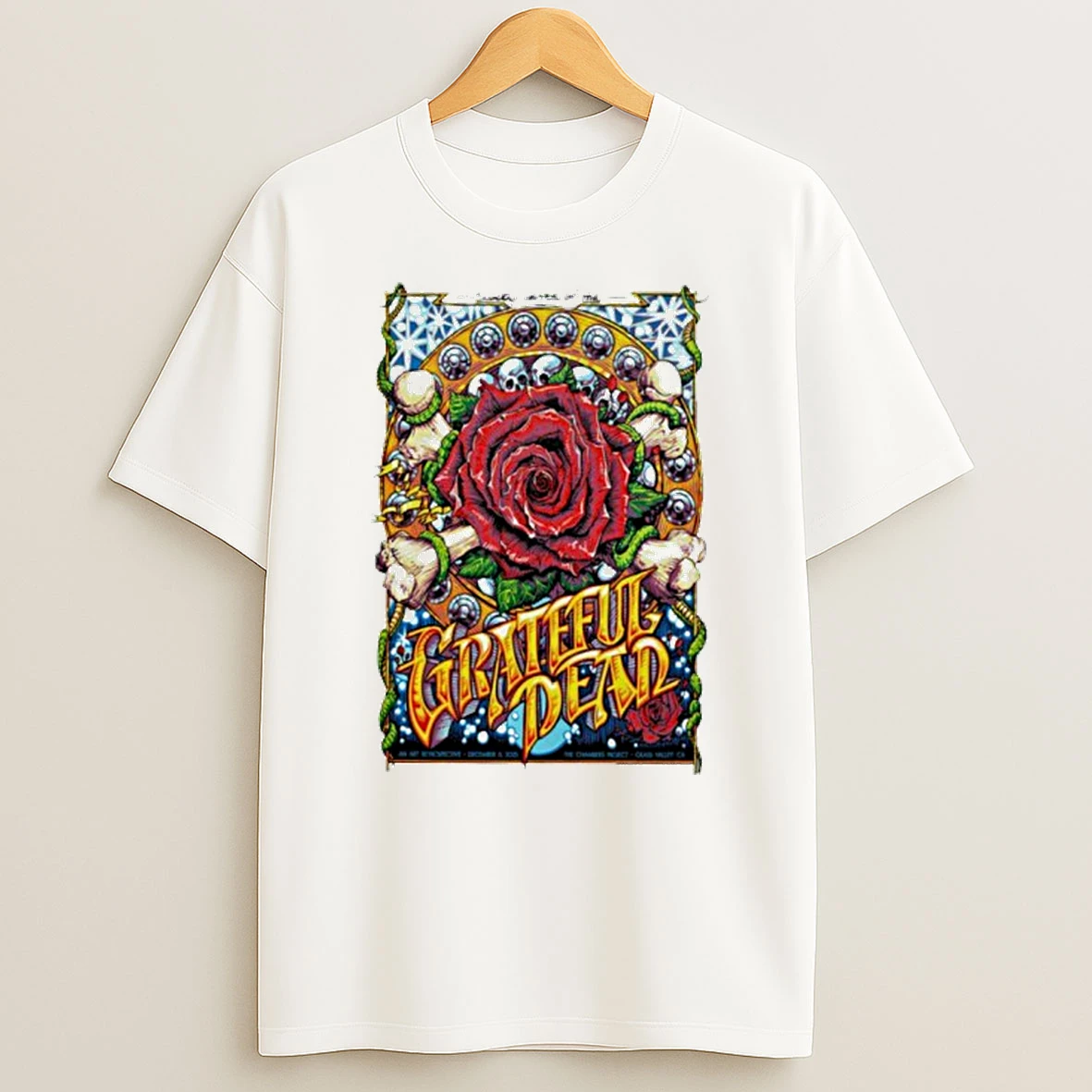 60 Years Of The Grateful Dead Dec 6 2025 In Nevada City Ca T Shirt