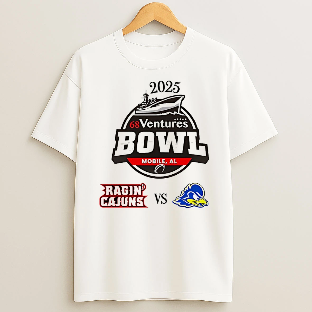 68 Ventures Bowl 2025 Louisiana Vs Delaware T Shirt
