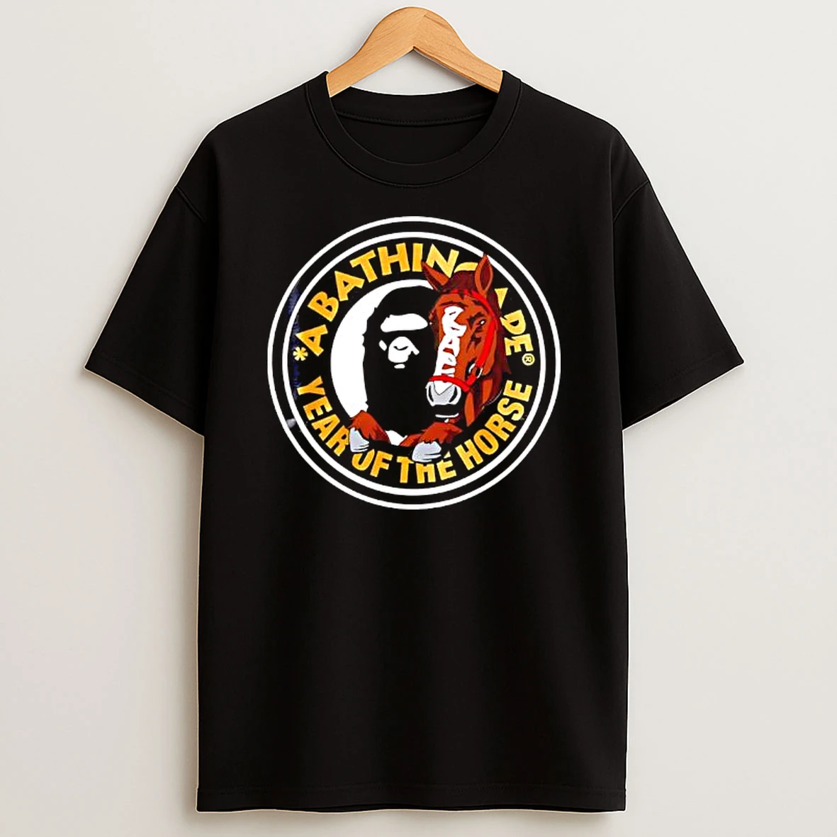 A Bathing Ape Bape Year Of The Horse Graphic T Shirt