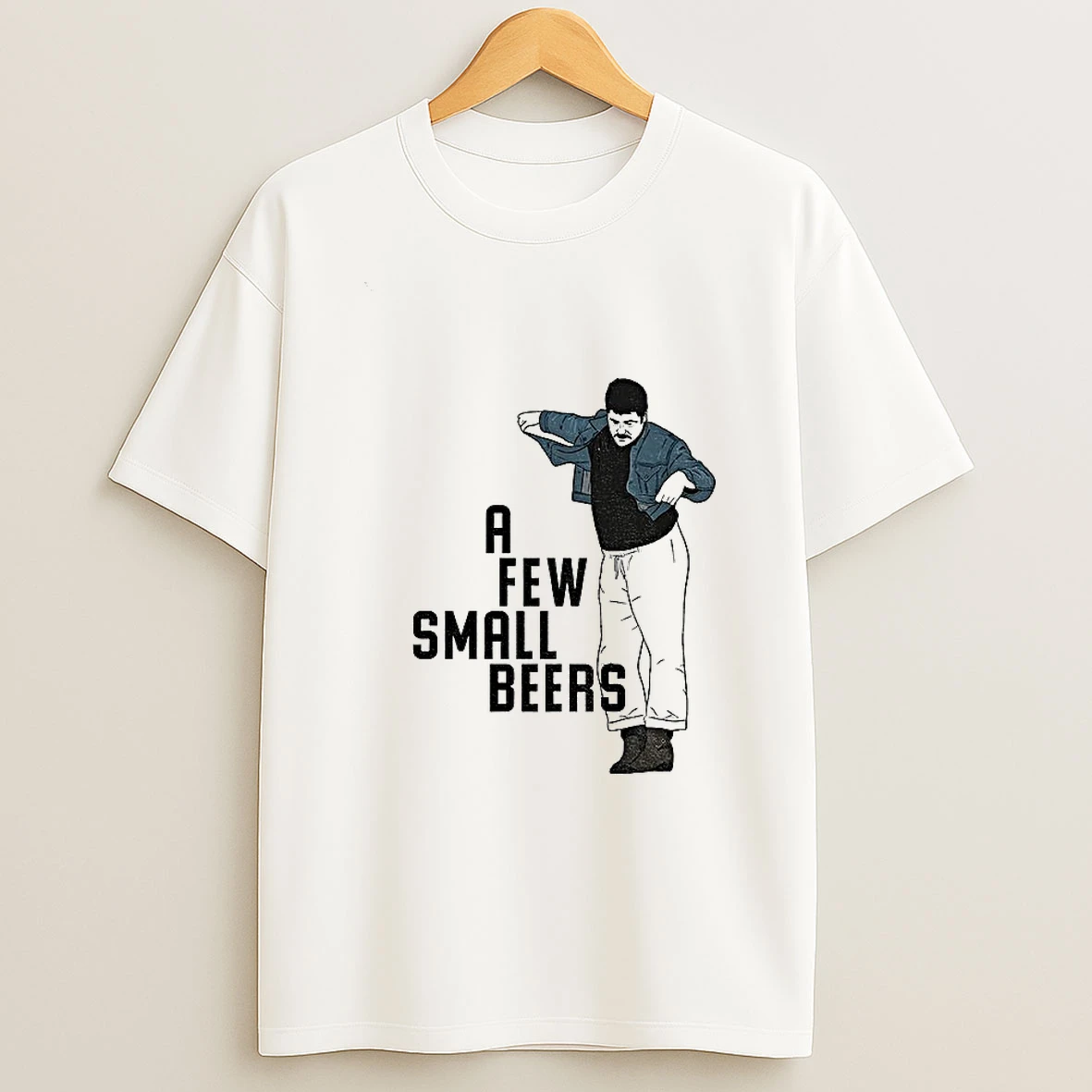 A Few Small Beers Fat Pizza T Shirt