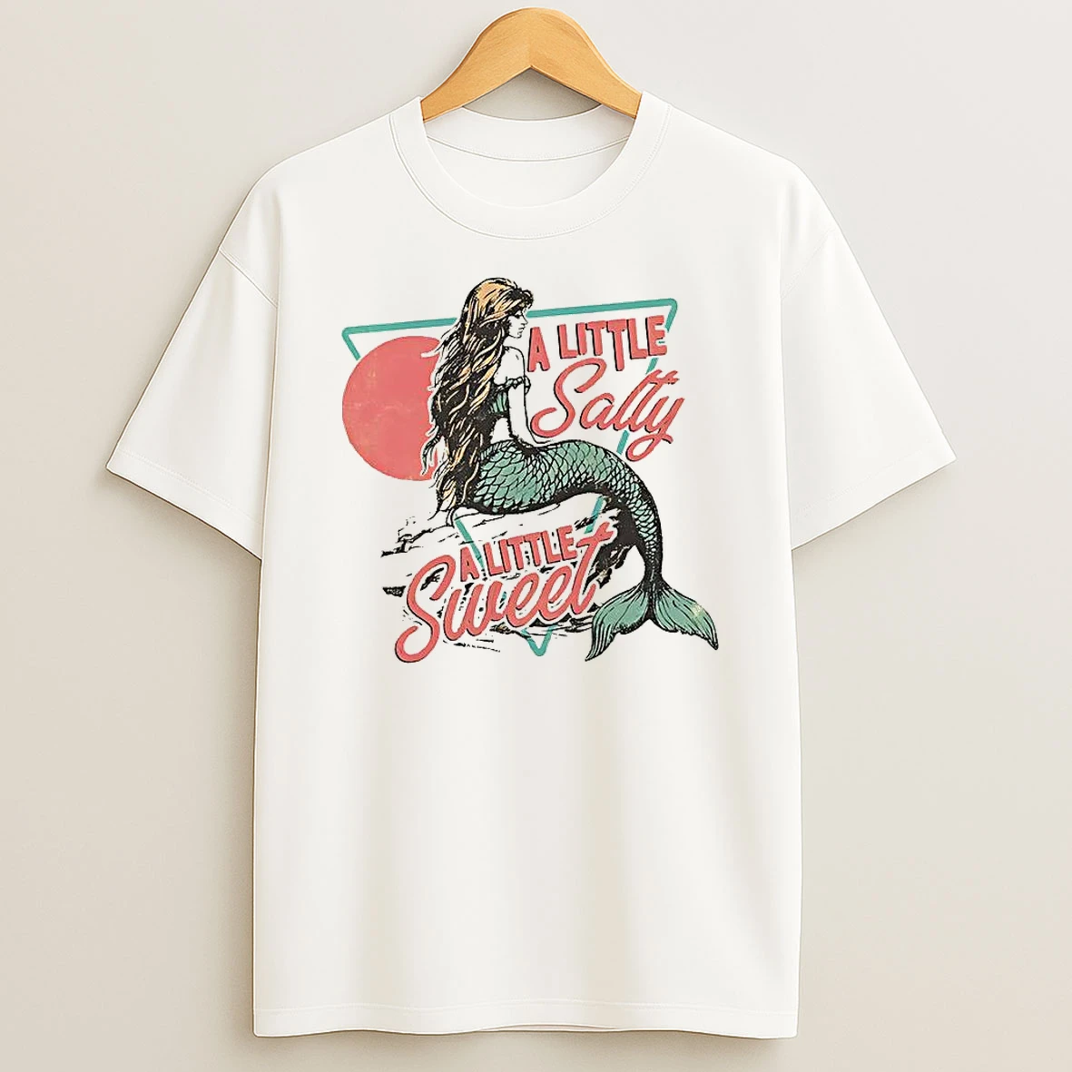 A Little Salty A Little Sweet Beach Mermaid Summer T Shirt