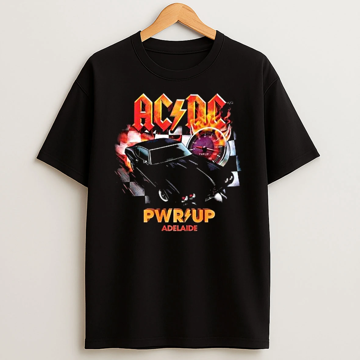Acdc Pwr Up Tour Adelaide 2025 T Shirt