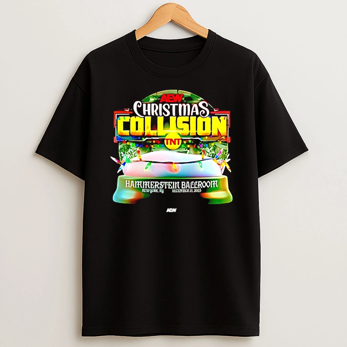 Aew Christmas Collision 2025 Hammerstein Ballroom T Shirt
