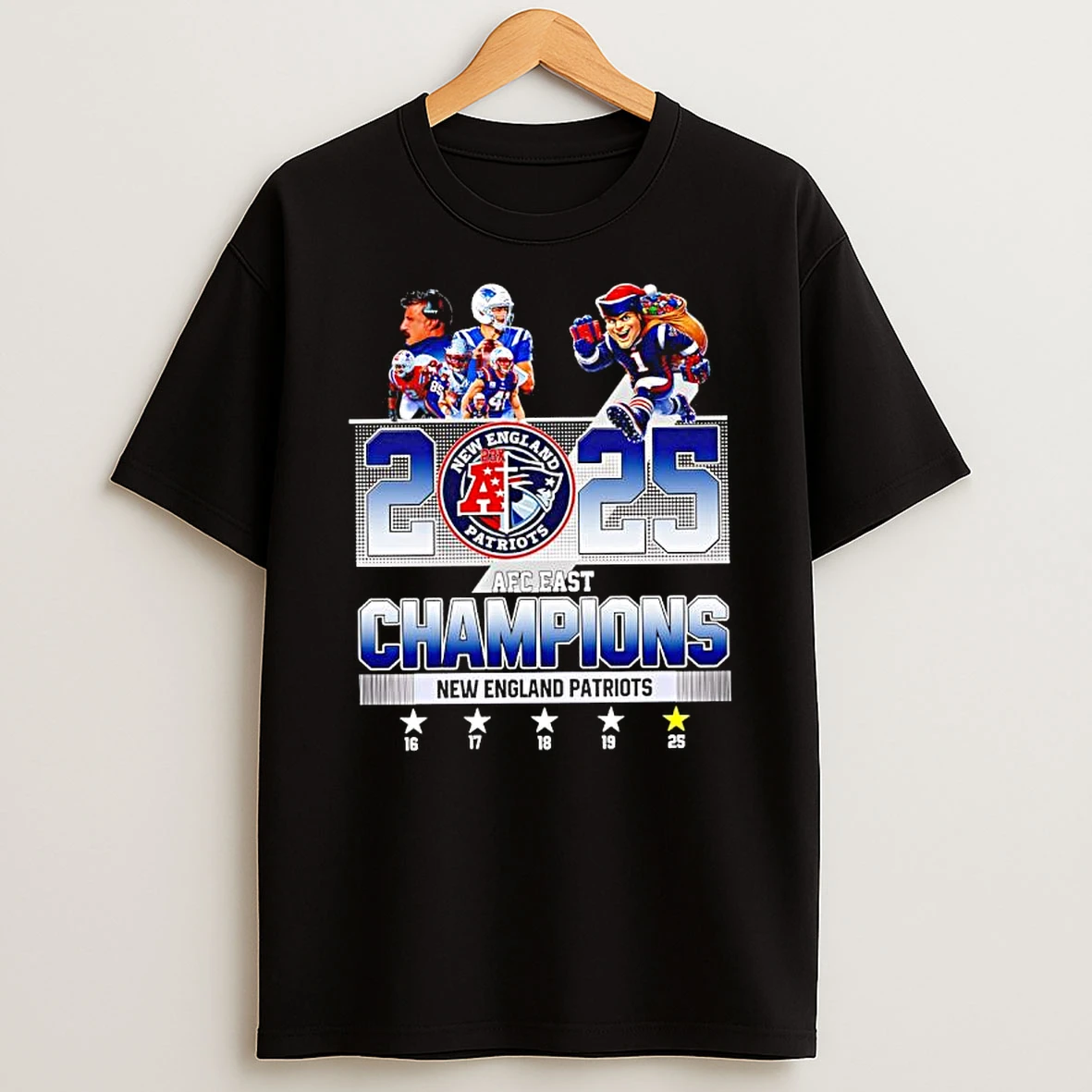 Afc East Champions New England Patriots Team T Shirt