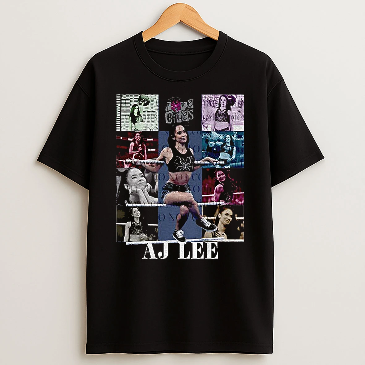 Aj Lee Wrestlemania Eras Tour Graphic T Shirt