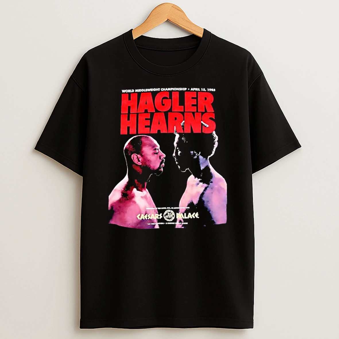 Amarvin Hagler Vs Thomas Hearns 40th Anniversary T Shirt