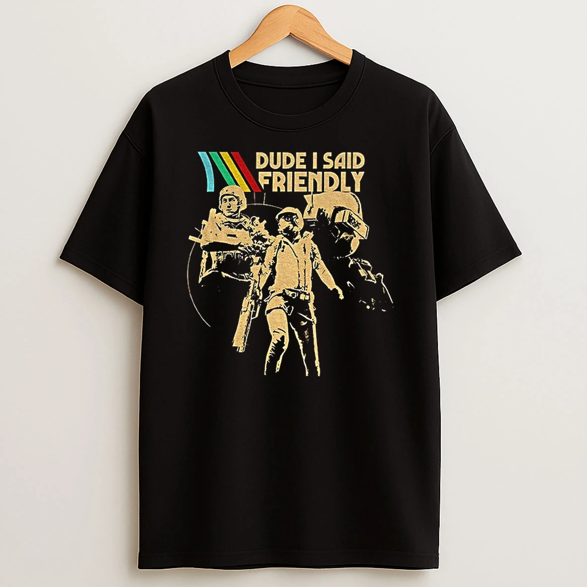 Arc Raiders Dude I Said Friendly Quotes T Shirt