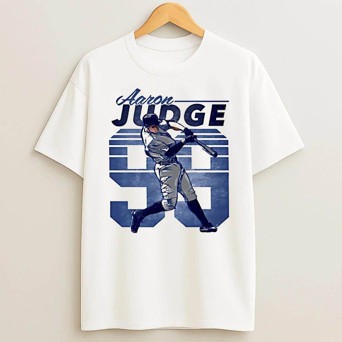 Aaron Judge 99 Slugger Swing New York Yankees Circle T Shirt