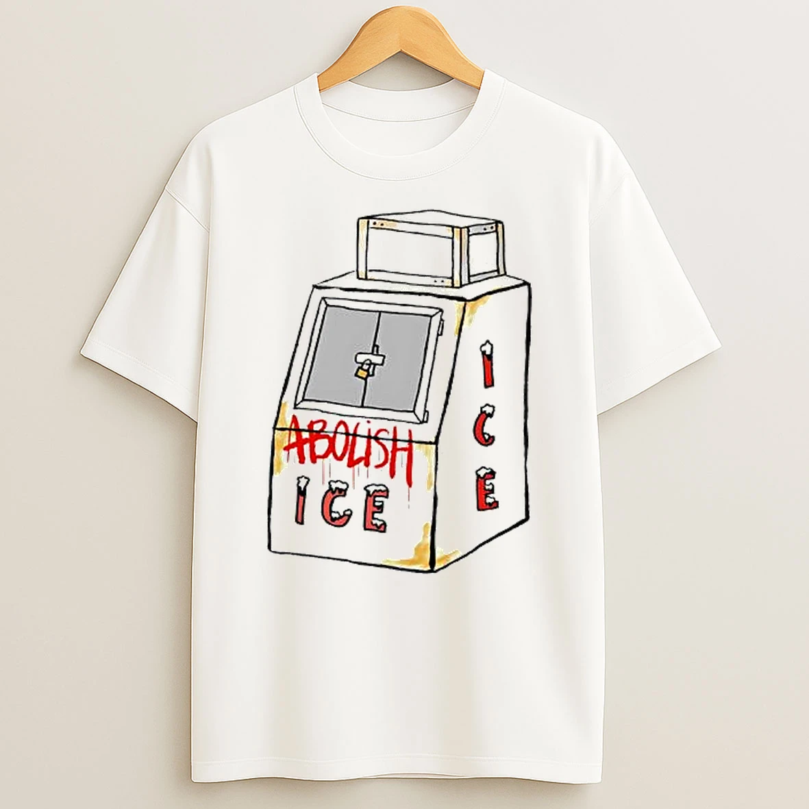 Abolish Ice Ice Machine T Shirt