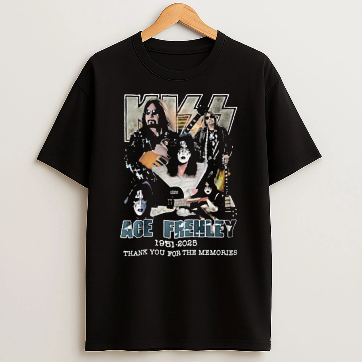 Ace Frehley Memorial T 1951 2025 Thank You For The Memories T Shirt