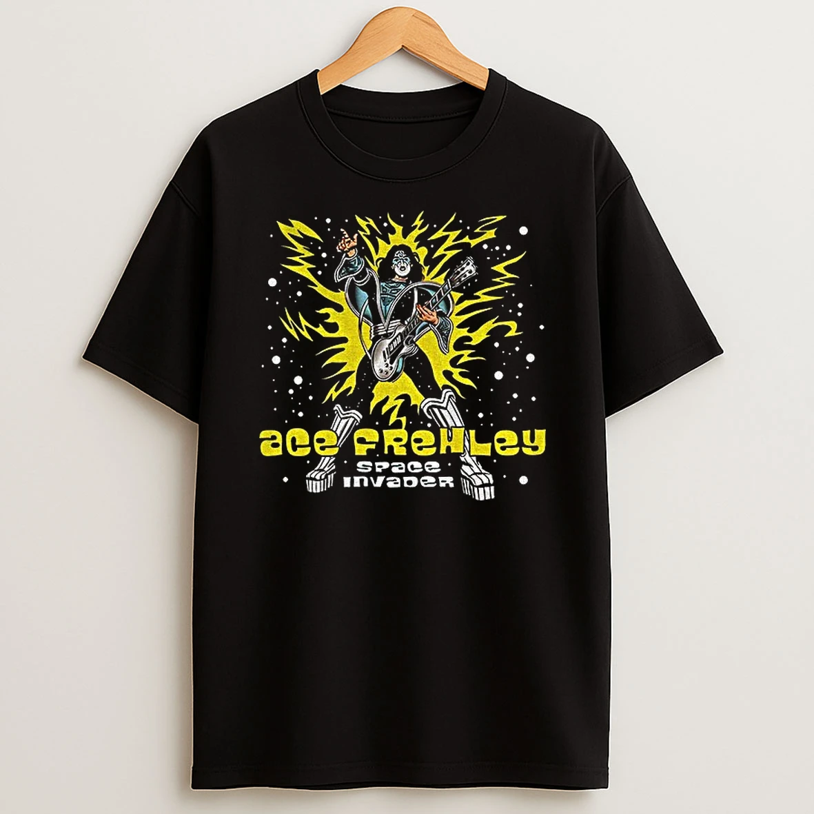 Ace Frehley Space Invader T Shirt