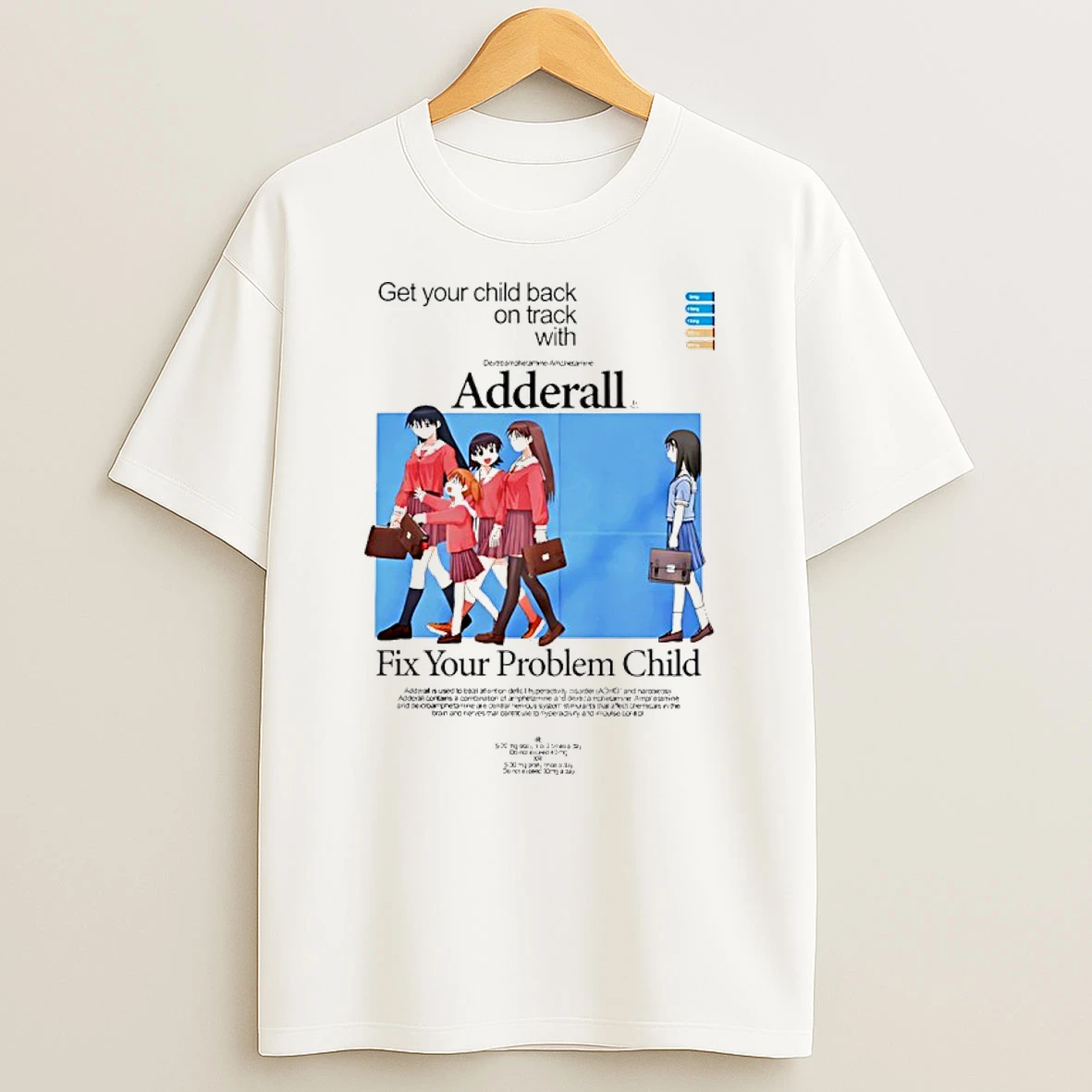 Adderall Fix Your Problem Child Anime T Shirt