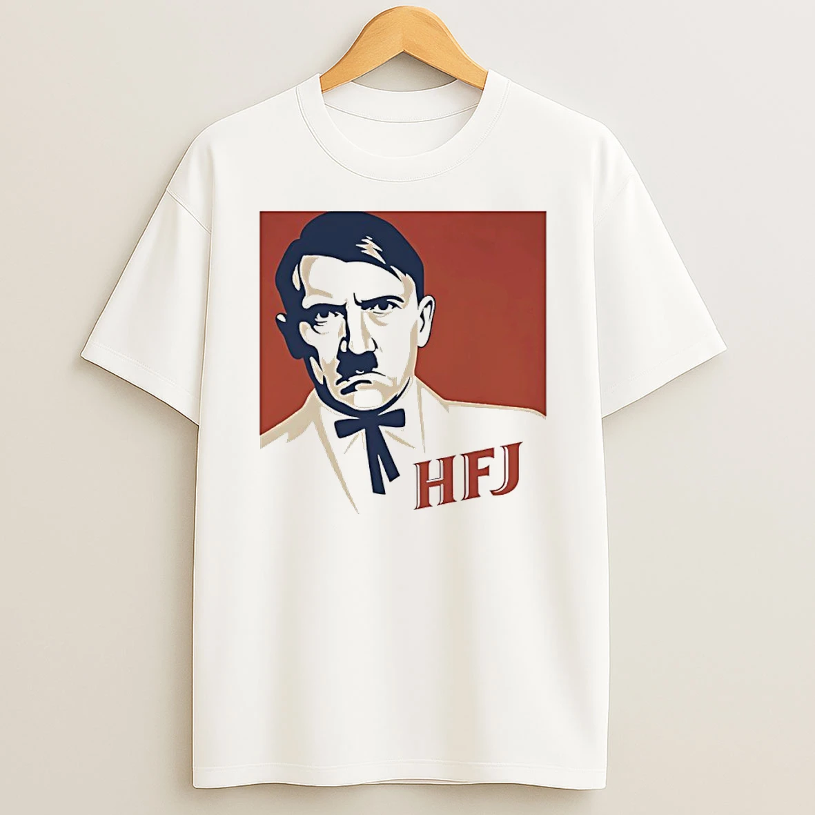 Adolf Hitler Hfj Kfc Parody Logo T Shirt