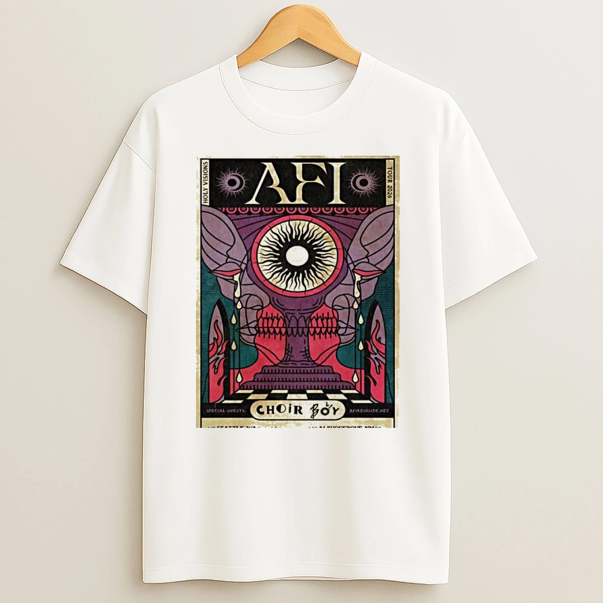 Afi Fall 2026 Tour Event T Shirt