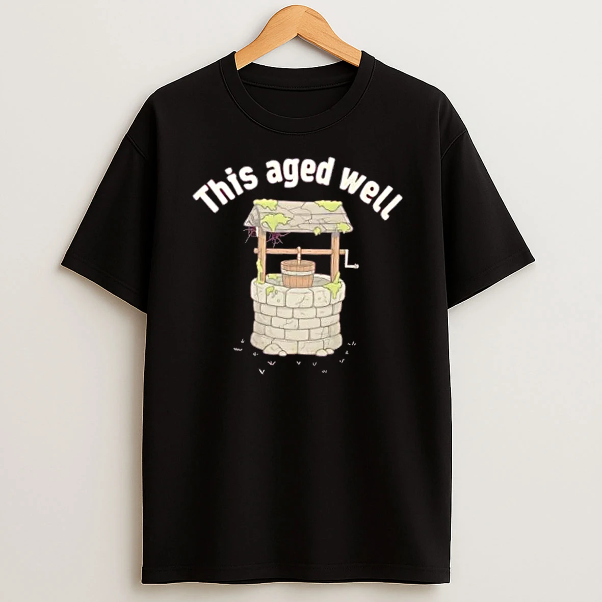 Aged Well Vintage Well Pun T Shirt