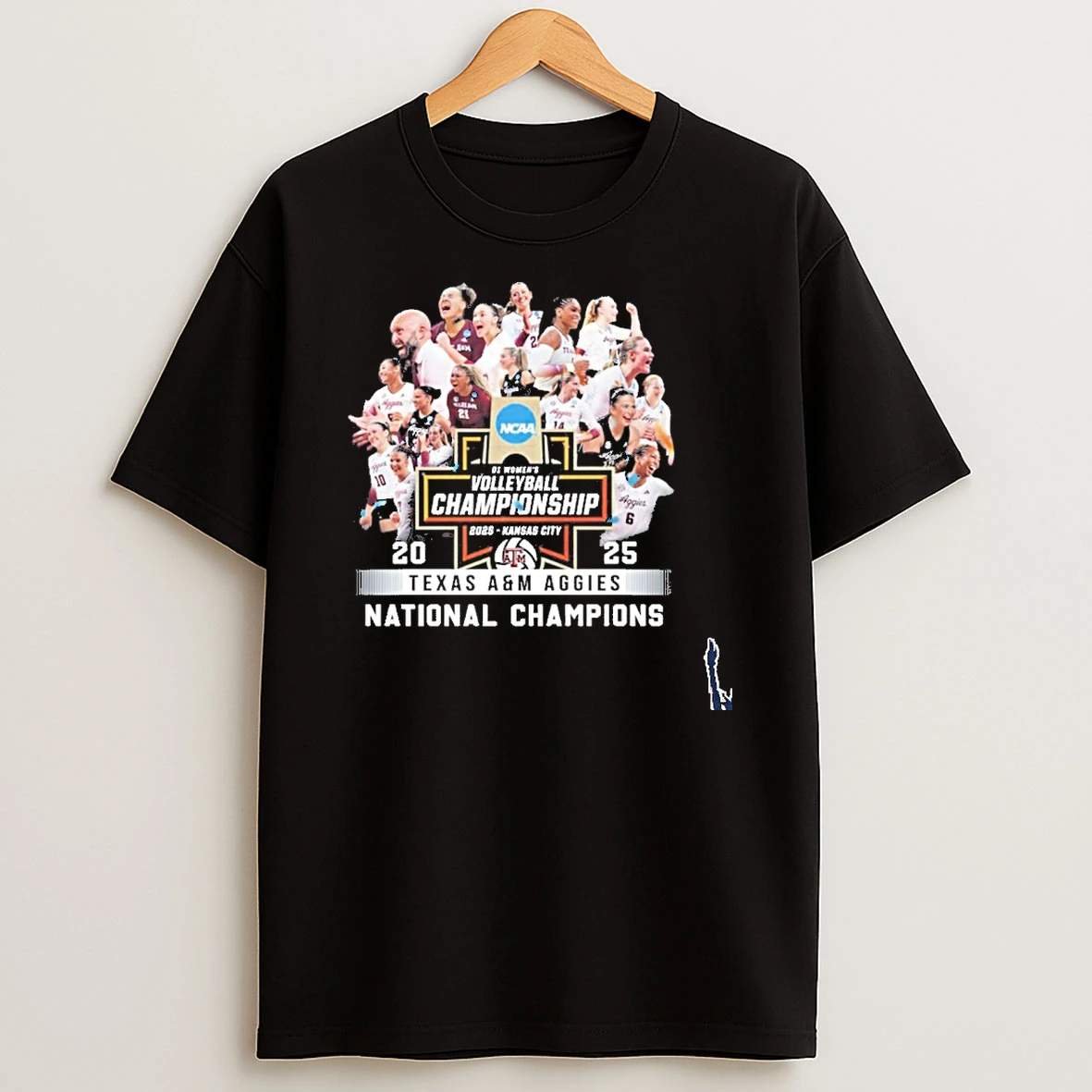 Aggies Volleyball Champions 2025 Team T Shirt