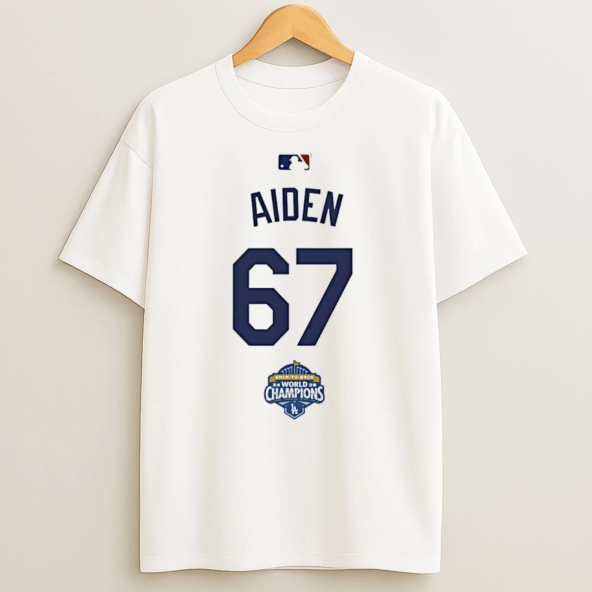 Aiden 67 Back To Back Champs World Champions T Shirt