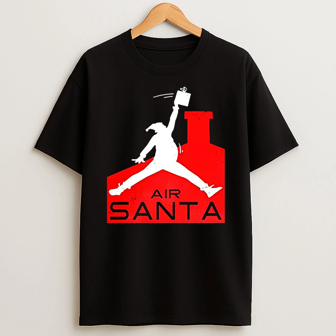 Air Santa Logo Parody Merry Christmas T Shirt