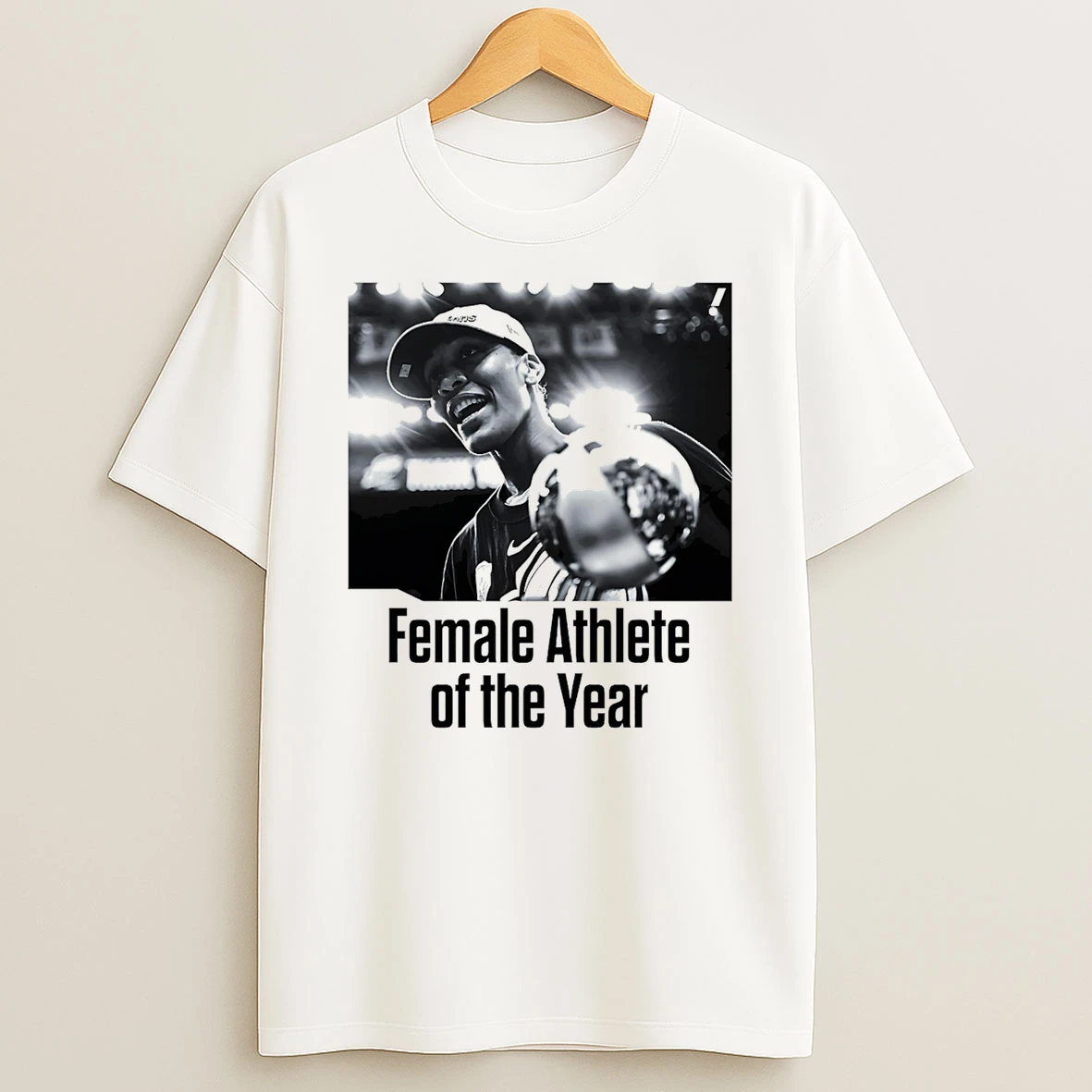 Aja Wilson 2025 Sporting News Female Athlete Of The Year T Shirt