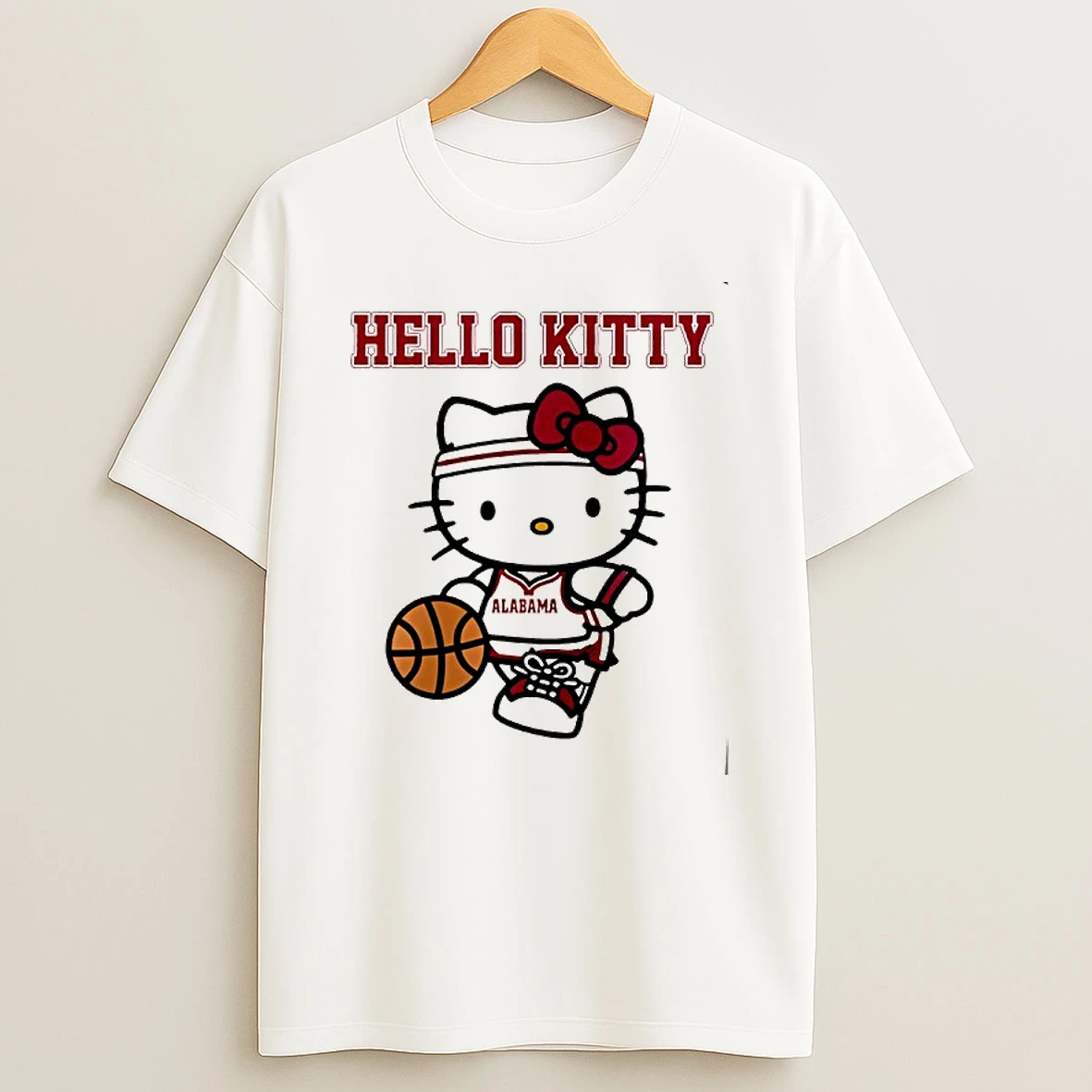 Alabama Basketball X Hello Kitty Night T Shirt