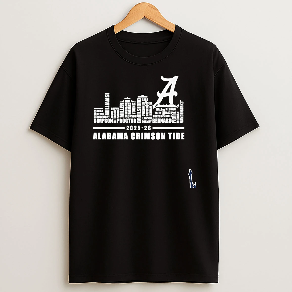 Alabama Crimson Tide 2025 26 City Texts T Shirt