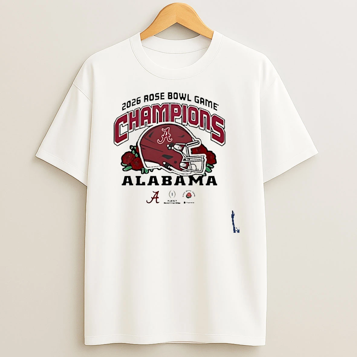 Alabama Crimson Tide 2025 26 Rose Bowl Champions Roll Tide T Shirt