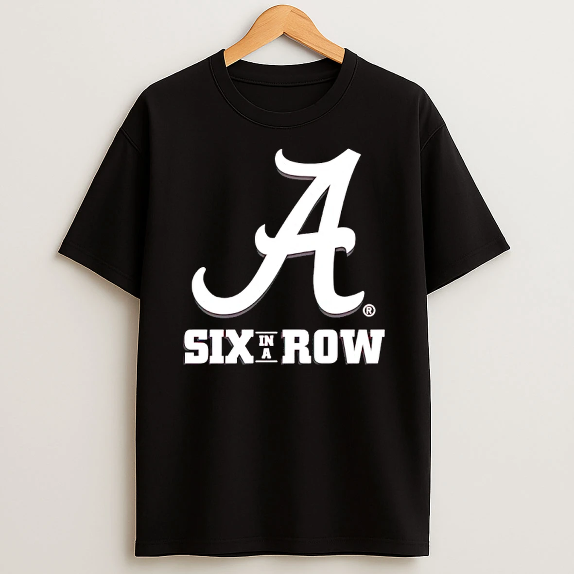 Alabama Crimson Tide 2025 Iron Bowl Champions Six In A Row T Shirt