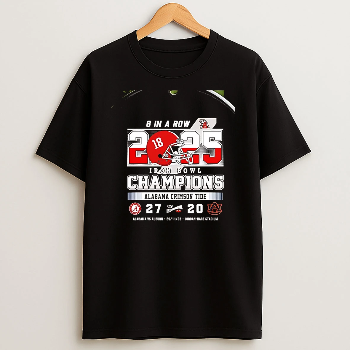 Alabama Crimson Tide 2025 Iron Bowl Champions Chriast T Shirt