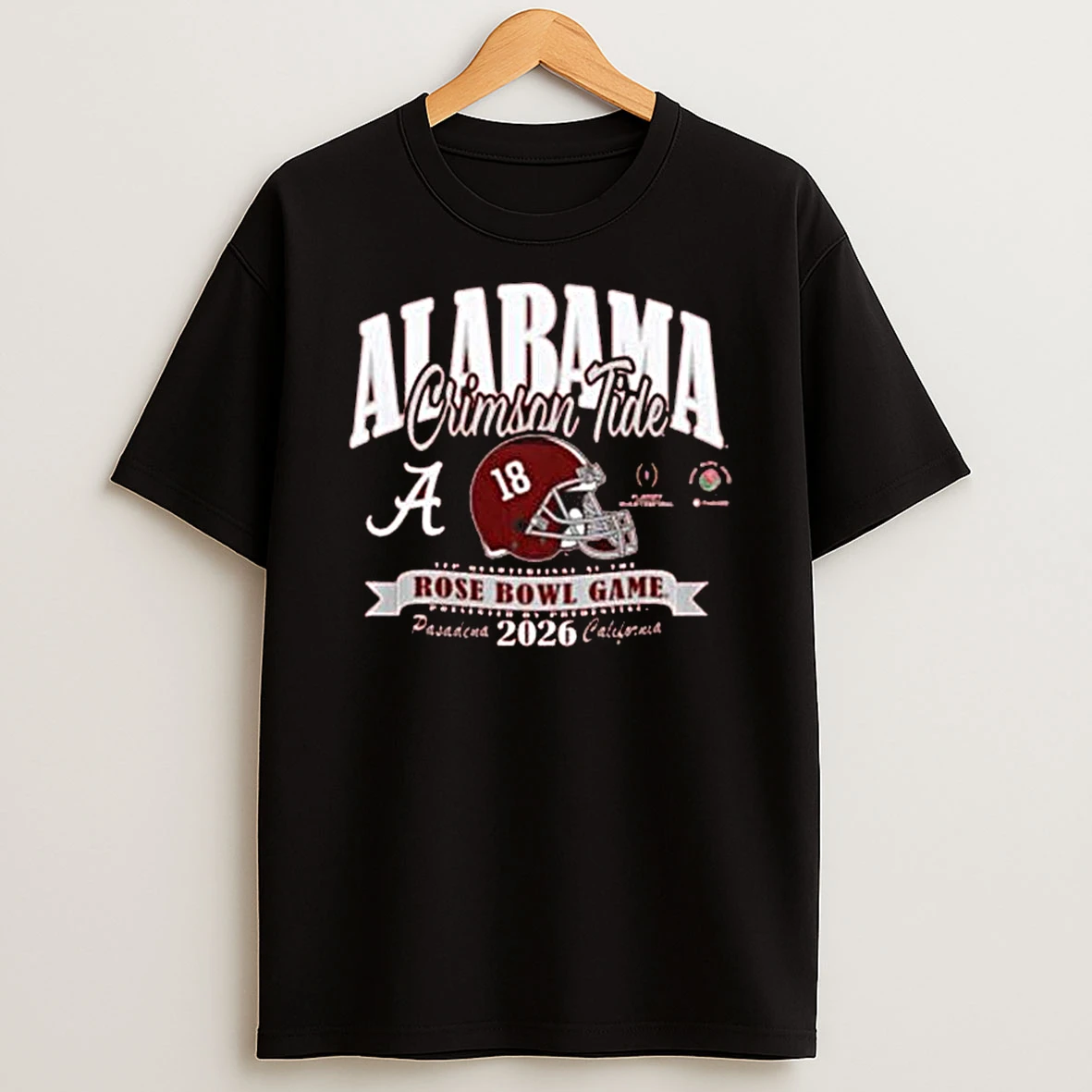 Alabama Crimson Tide 2026 Rose Bowl Champions New Years Day T Shirt