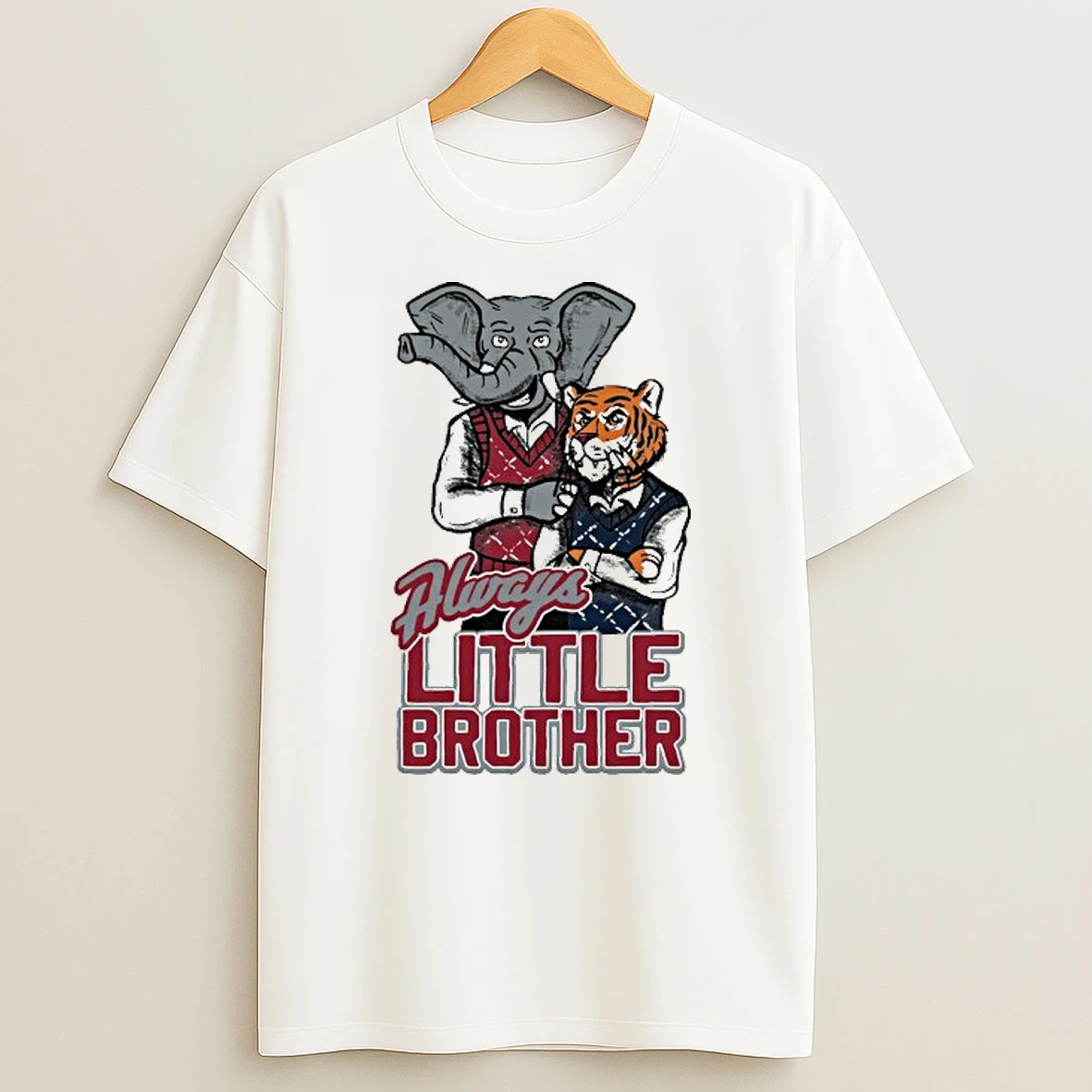Alabama Crimson Tide Always Little Brother Beat Auburn T Shirt