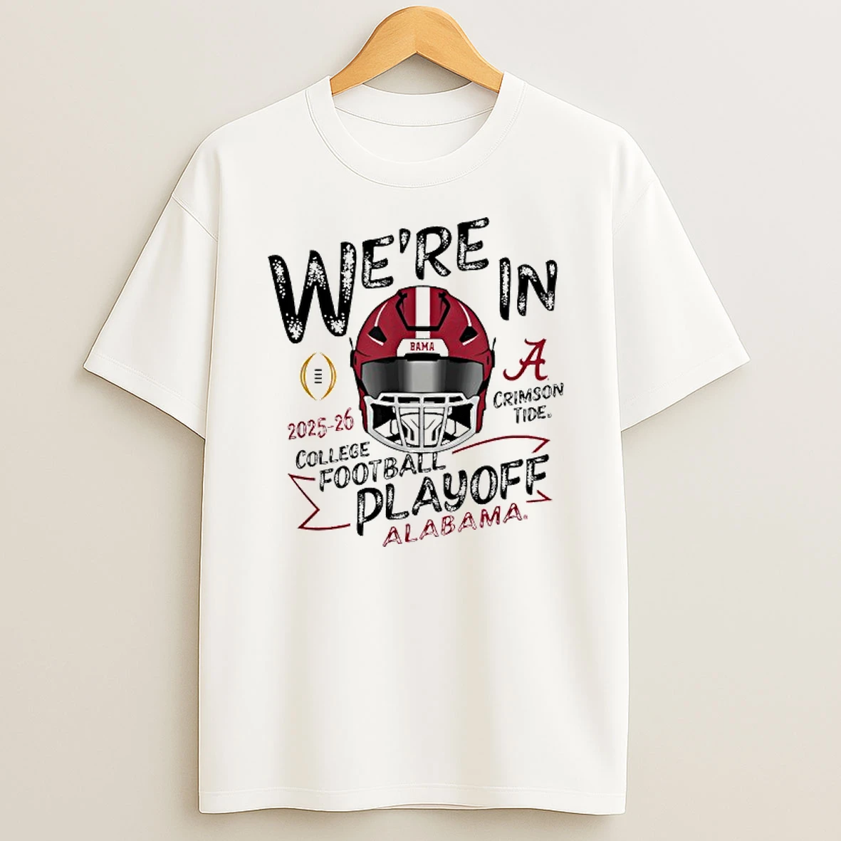 Alabama Crimson Tide College Football Playoff 2025 26 T Shirt