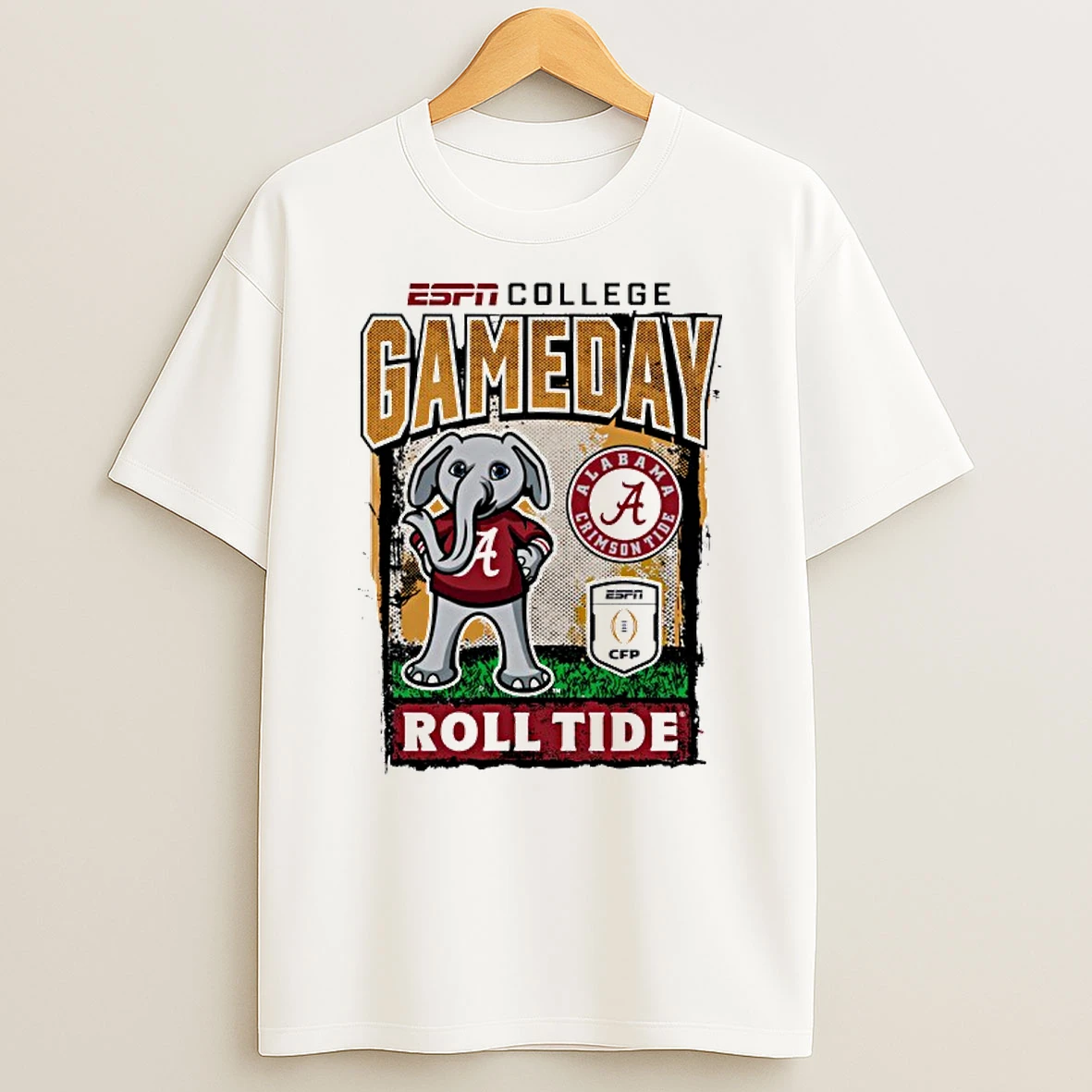 Alabama Crimson Tide Espn College Gameday 2025 2026 College Football Playoff T Shirt