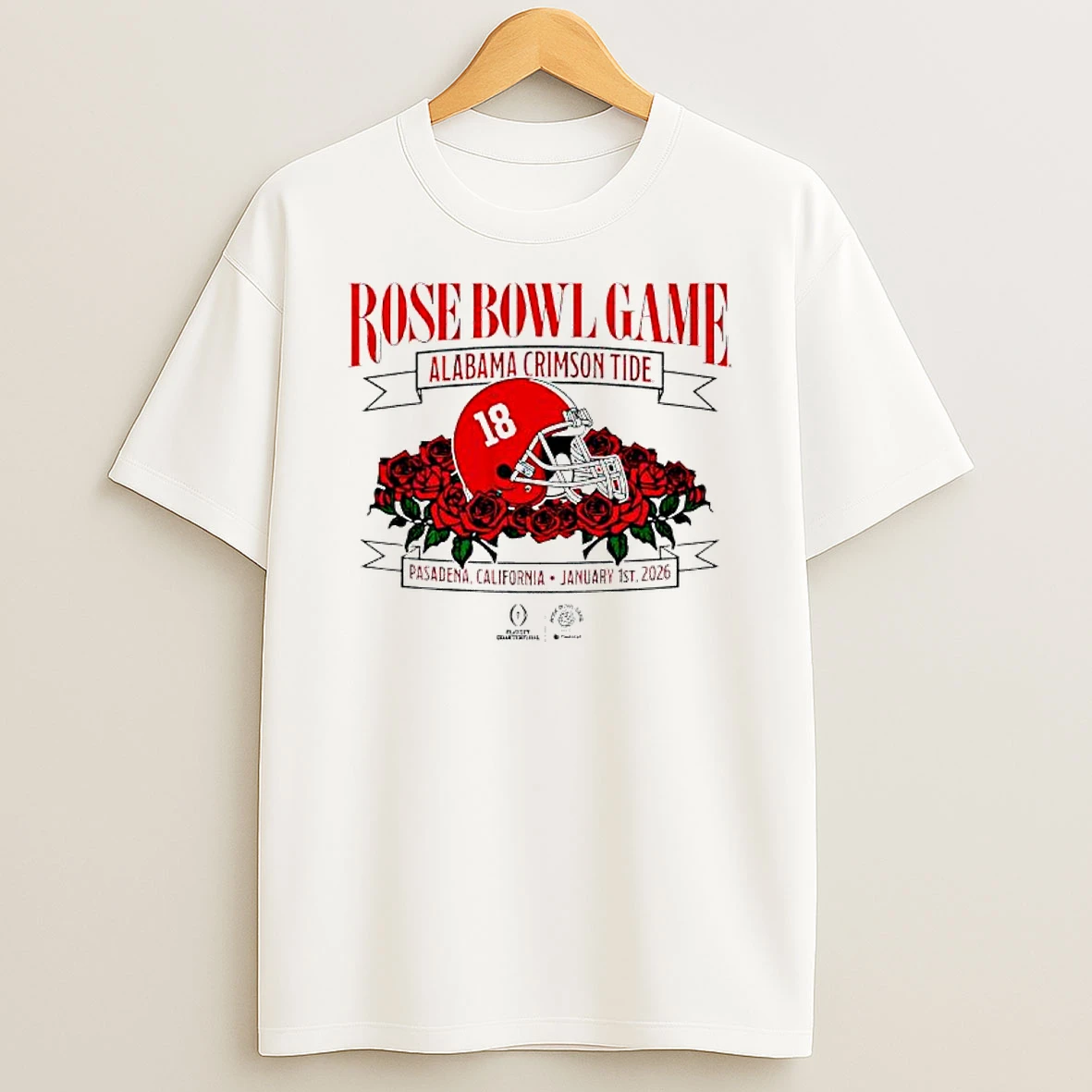 Alabama Crimson Tide Football 2026 Rose Bowl Game T Shirt