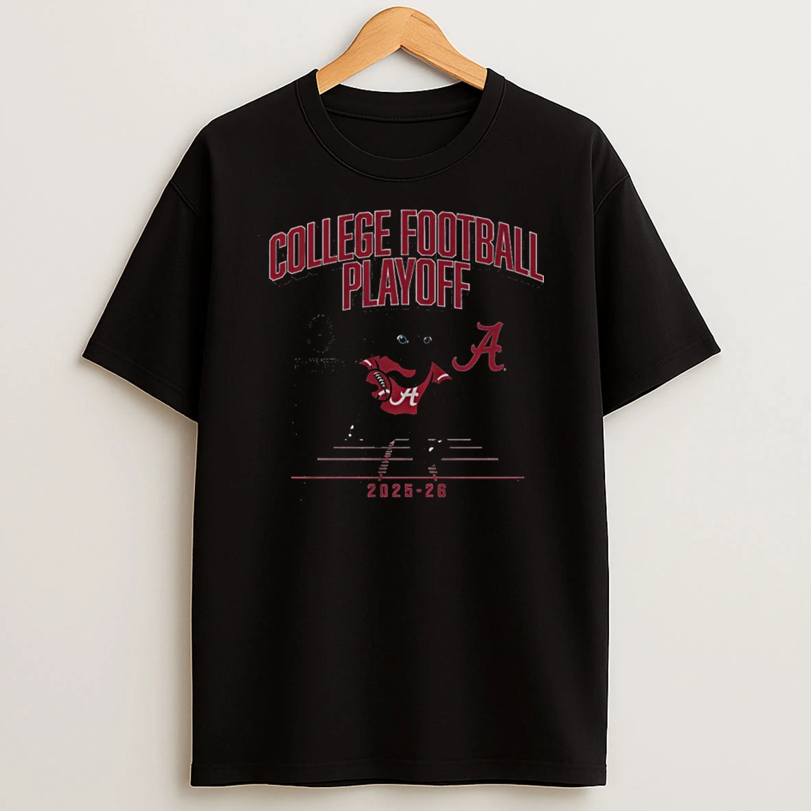 Alabama Crimson Tide Football2025 College Football Playoff Mascot T Shirt