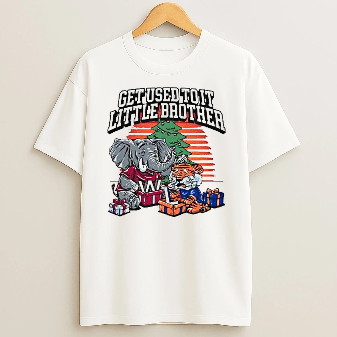 Alabama Crimson Tide Get Used To It Little Brother Lsu Tigers T Shirt