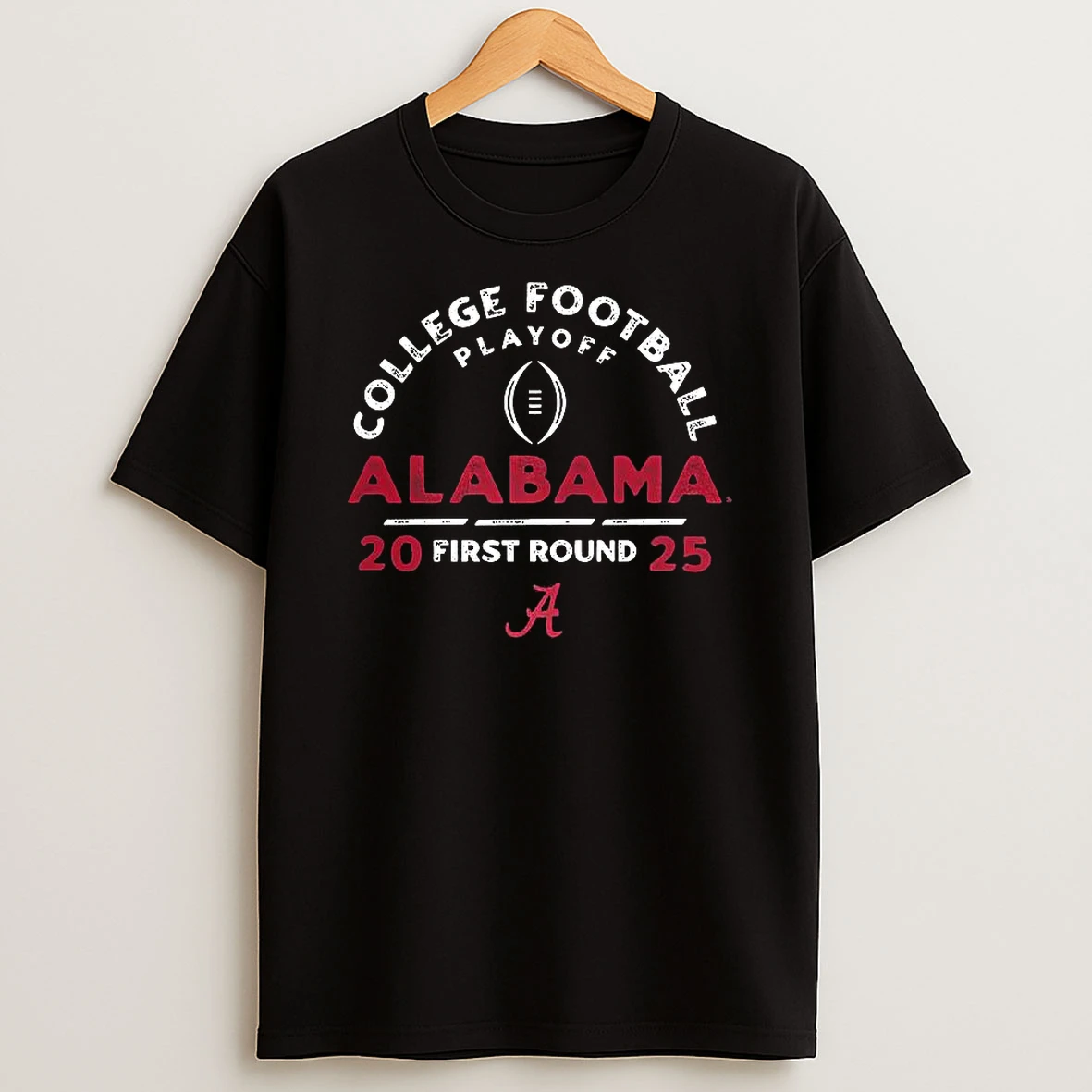 Alabama Crimson Tide Ncaa 2025 26 College Football Playoff First Round Curved T Shirt