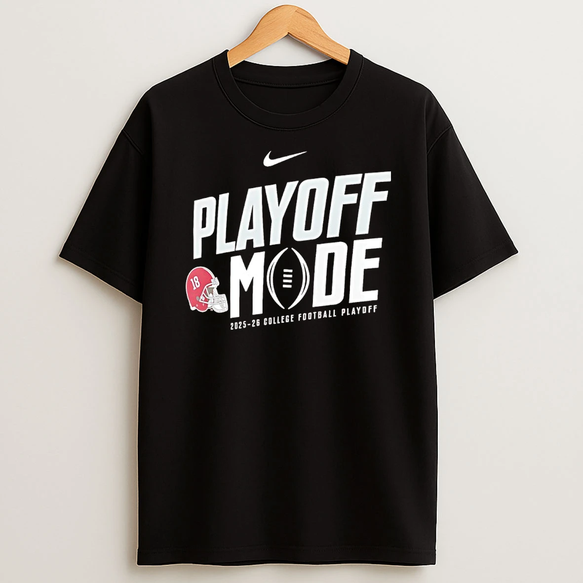 Alabama Crimson Tide Nike 2025 26 College Football Playoff Pass Protection T Shirt
