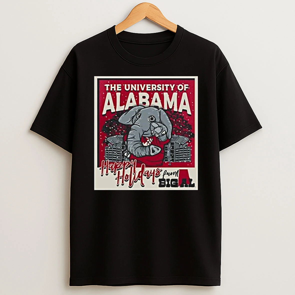Alabama Crimson Tide Snowy Polaroid T Shirt
