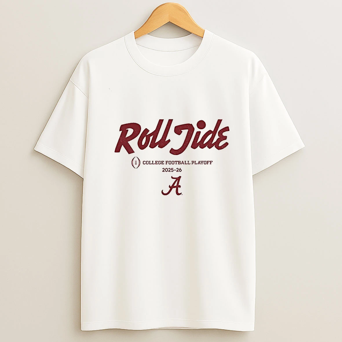 Alabama Crimson Tide Football Roll Kids College Football Playoff 2025 2026 T Shirt