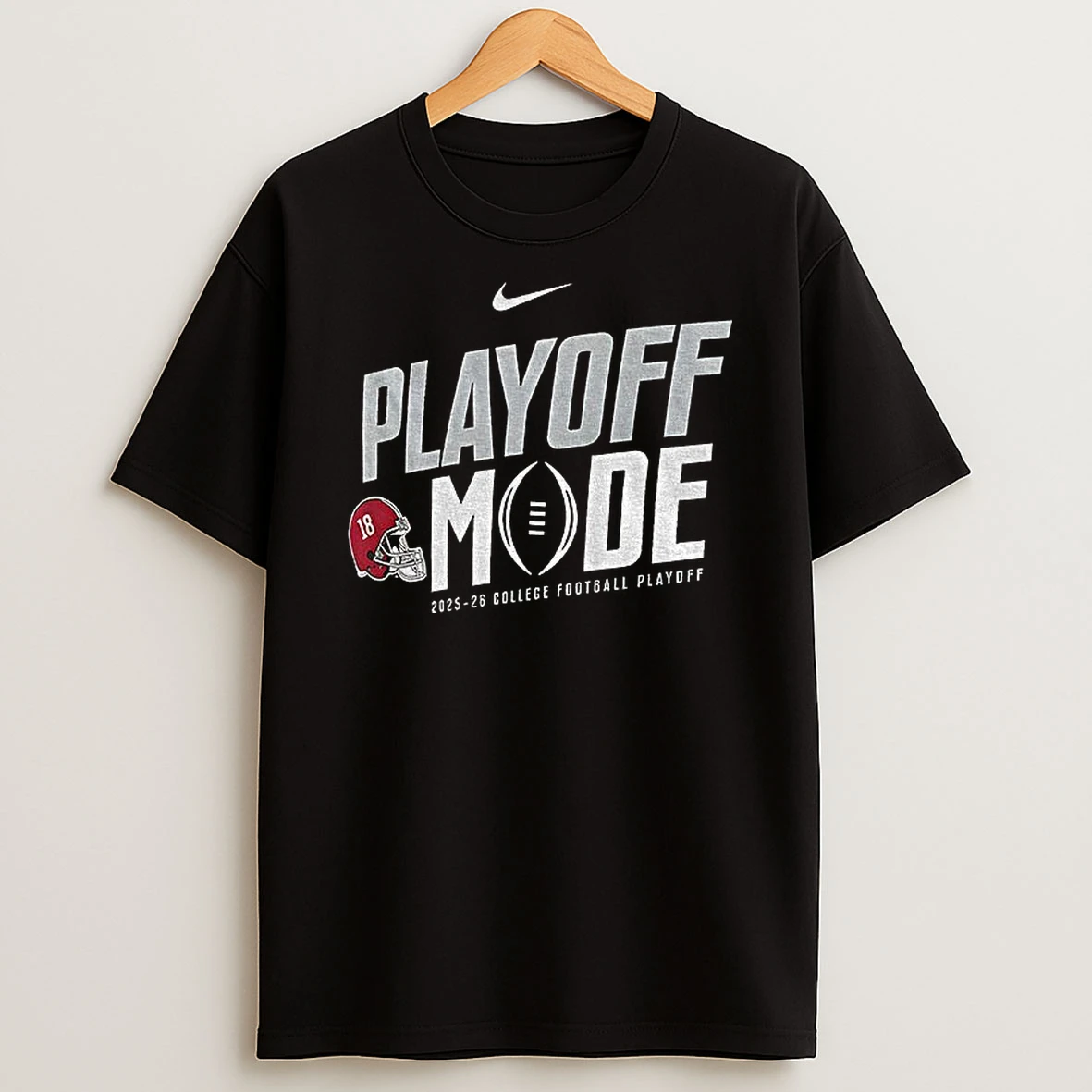 Alabama Crimson Tide Football X Nike Playoff Mode 2025 2026 College Football Playoff T Shirt