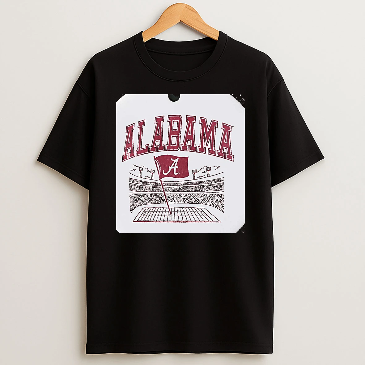 Alabama Crimson Tide Plant Flag Stadium Christmas Christmas T Shirt